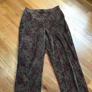 Vintage Rafaella Corduroy Pants (Pattern), Size 8